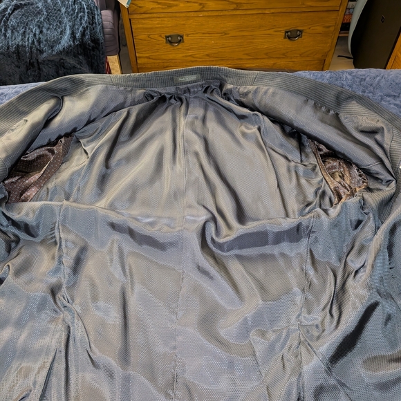 Michael Kors Charcoal Pinstripe Blazer - Picture 8 of 12